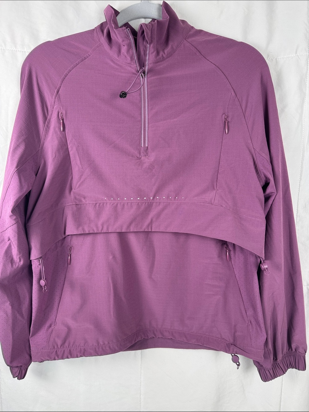 Lululemon Purple Half Zip Pullover Jacket Small Run Windbreaker